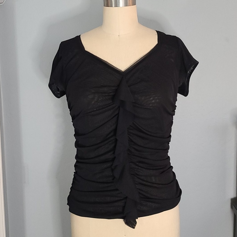 Black Sheer Blouse